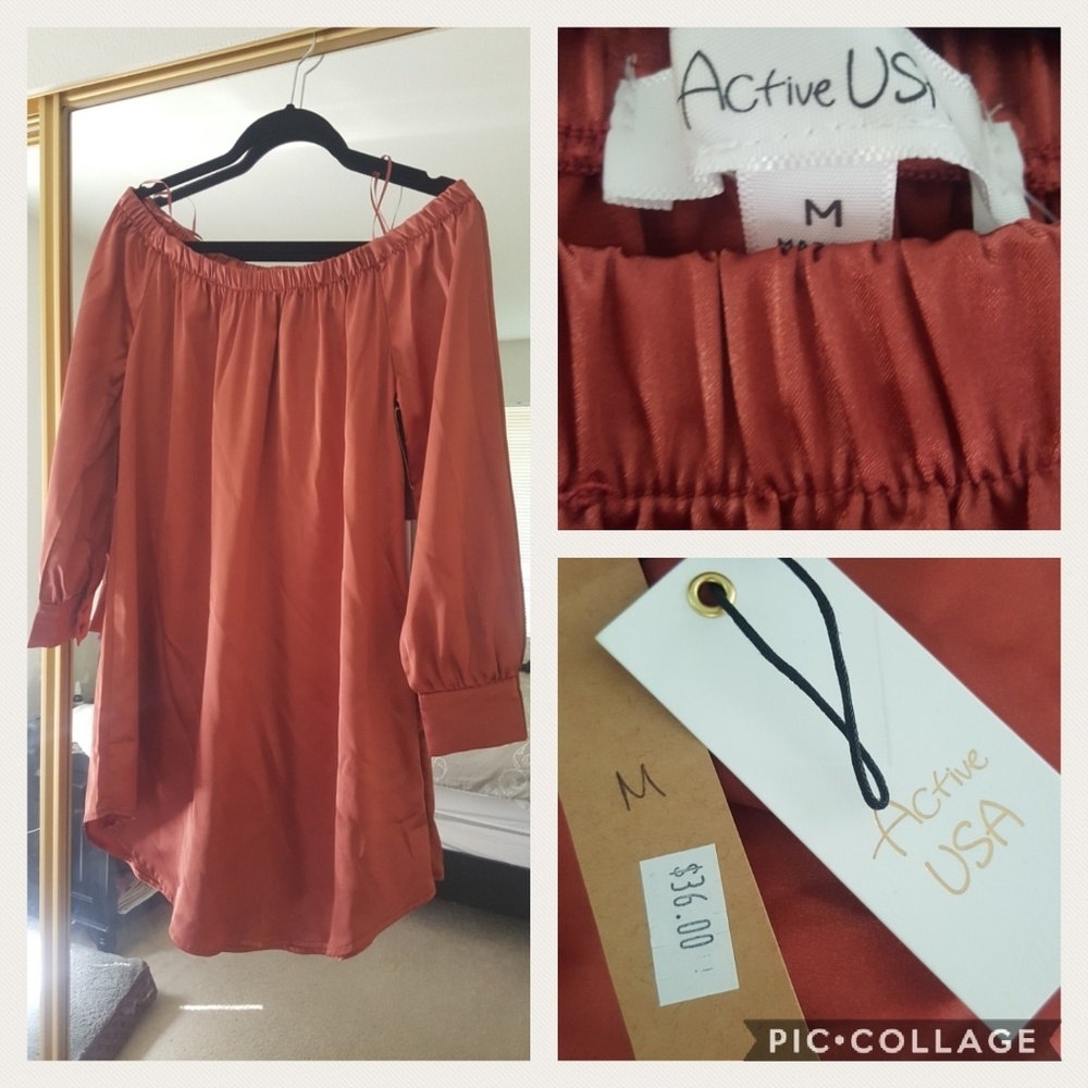 Off the shoulder dress